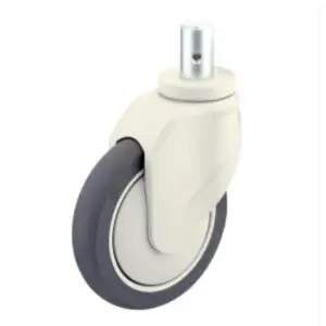 200MM/RUEDA SENCILLA VÀSTAGO SÒLIDO LIBRE