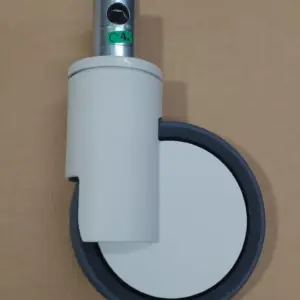 INTEGRAL SMART ESPIGA CORTA 32x50mm. GIRO LIBRE, FRENO TOTAL Y DIRECCIONAL (3P) & RUEDA DE POLIURETANO 125mm, MARCA TENTE.