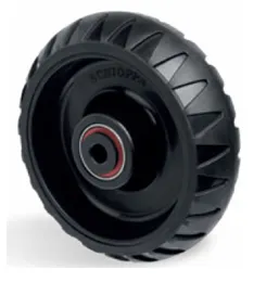 RUEDA 6"X 2", CON OJILLO DE 1/2" COMPATIBLE CON CAMILLA DE AMBULANCIA STRYKER RUGGED