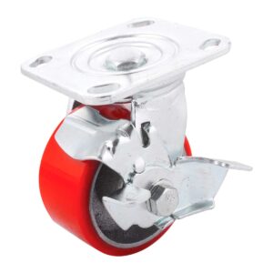 RODAJA FIERRO VACIADO C/PU GIRA.ROJA C/FRENO
