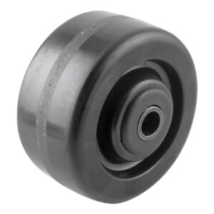 RUEDA FENOLICA 5X2" C/BALERO Y 2 CUBIERTAS PLASTICAS