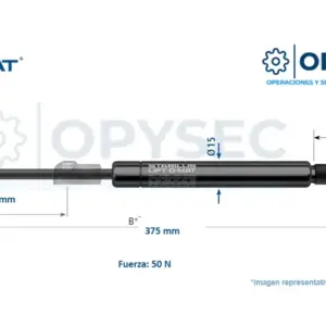 AMORTIGUADOR LIFT-O-MAT 150mm CARRERA 375mm LARGO